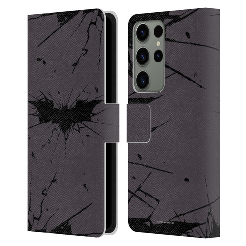 The Dark Knight Rises Logo Black Leather Book Wallet Case Cover For Samsung Galaxy S23 Ultra 5G