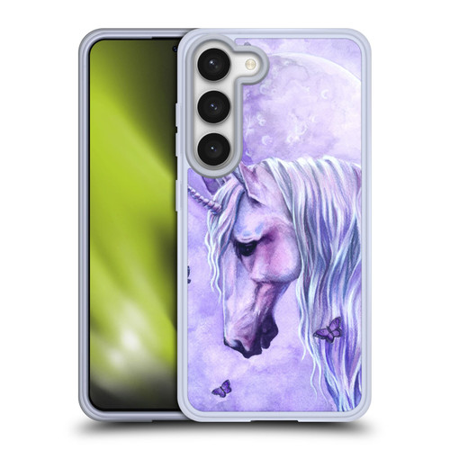 Selina Fenech Unicorns Moonlit Magic Soft Gel Case for Samsung Galaxy S23 5G & MagSafe