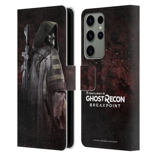 Tom Clancy's Ghost Recon Breakpoint Character Art Colonel Walker Leather Book Wallet Case Cover For Samsung Galaxy S23 Ultra 5G