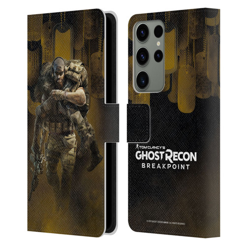 Tom Clancy's Ghost Recon Breakpoint Character Art Nomad Poster Leather Book Wallet Case Cover For Samsung Galaxy S23 Ultra 5G