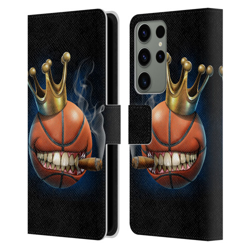 Tom Wood Monsters King Of Basketball Leather Book Wallet Case Cover For Samsung Galaxy S23 Ultra 5G