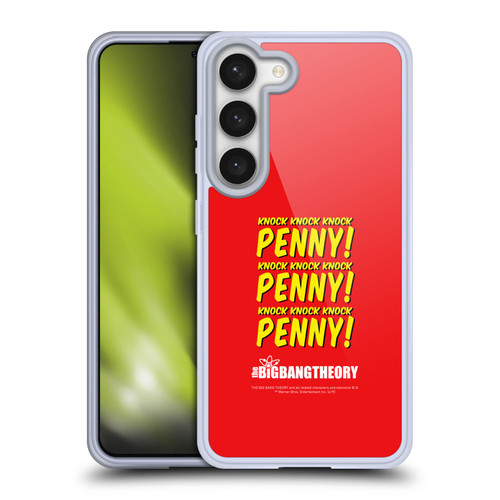 The Big Bang Theory Iconic Sheldon Knock Soft Gel Case for Samsung Galaxy S23 5G & MagSafe