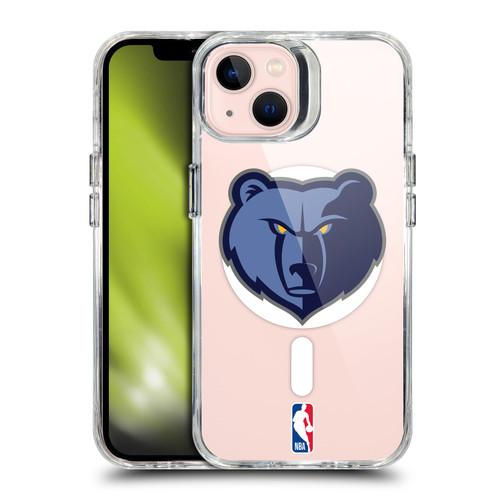 NBA Memphis Grizzlies Logo Bear SHOCKPROOF BUMPER CASE COMPATIBLE WITH Apple iPhone 13 & MAGSAFE
