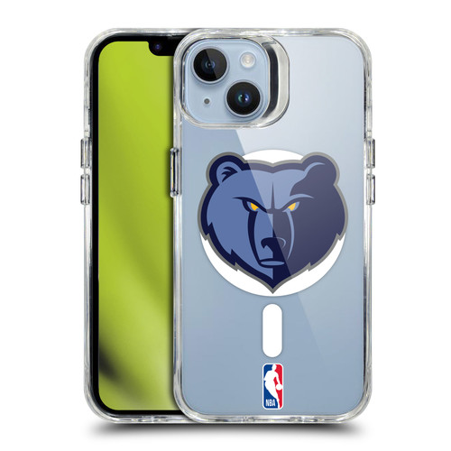 NBA Memphis Grizzlies Logo Bear SHOCKPROOF BUMPER CASE COMPATIBLE WITH Apple iPhone 14 & MAGSAFE