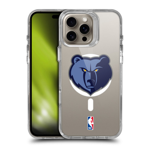 NBA Memphis Grizzlies Logo Bear SHOCKPROOF BUMPER CASE COMPATIBLE WITH Apple iPhone 16 Pro Max & MAGSAFE