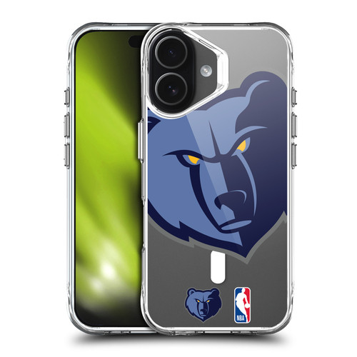 NBA Memphis Grizzlies Logo Oversized Bear SHOCKPROOF BUMPER CASE COMPATIBLE WITH Apple iPhone 17 & MAGSAFE