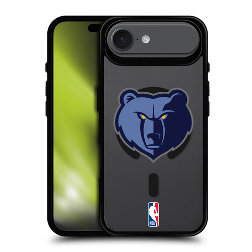 NBA Memphis Grizzlies Logo Bear BLACK SHOCKPROOF BUMPER CASE COMPATIBLE WITH Apple iPhone 17 Air & MAGSAFE