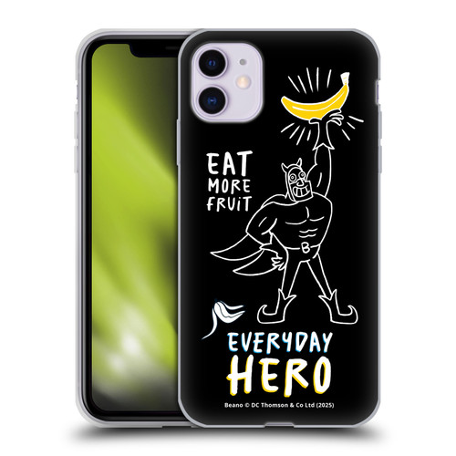 Beano Bananaman Graphics Everyday Hero Soft Gel Case for Apple iPhone 11