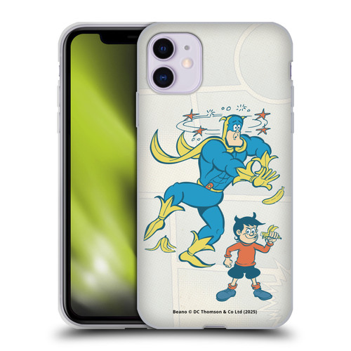Beano Bananaman Graphics With Dennis Soft Gel Case for Apple iPhone 11