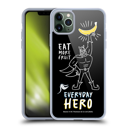 Beano Bananaman Graphics Everyday Hero Soft Gel Case for Apple iPhone 11 Pro Max & MagSafe