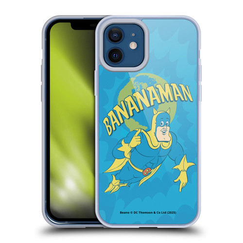 Beano Bananaman Graphics World Soft Gel Case for Apple iPhone 12 / iPhone 12 Pro & MagSafe