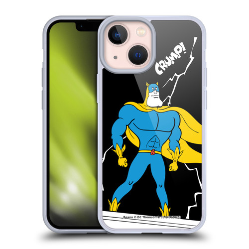 Beano Bananaman Graphics Lightning Soft Gel Case for Apple iPhone 13 Mini & MagSafe