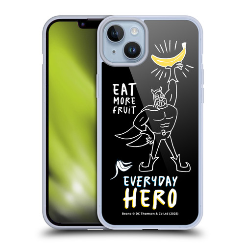 Beano Bananaman Graphics Everyday Hero Soft Gel Case for Apple iPhone 14 Plus & MagSafe