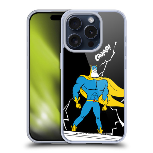 Beano Bananaman Graphics Lightning Soft Gel Case for Apple iPhone 15 Pro & MagSafe