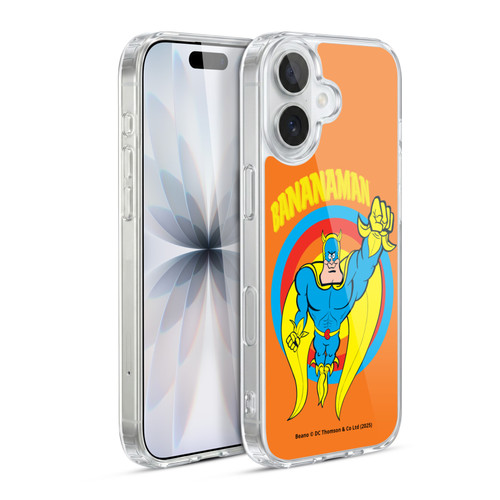 Beano Bananaman Graphics Fly Soft Gel Case for Apple iPhone 17