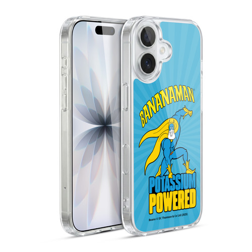 Beano Bananaman Graphics Potassium Powered Soft Gel Case for Apple iPhone 17