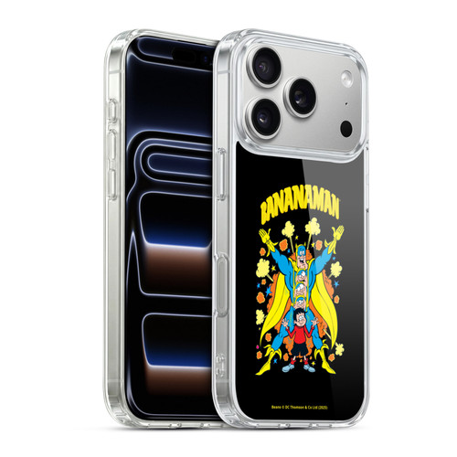 Beano Bananaman Graphics Characters Soft Gel Case for Apple iPhone 17 Pro