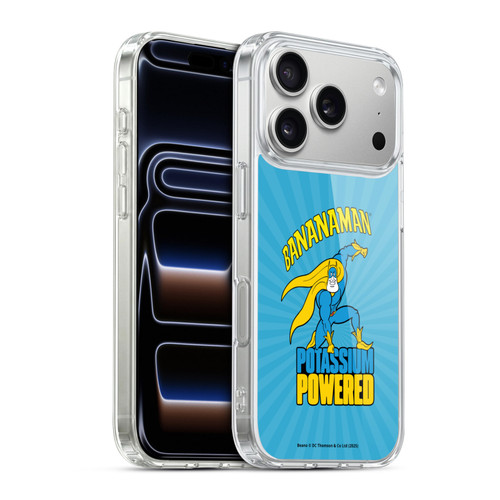 Beano Bananaman Graphics Potassium Powered Soft Gel Case for Apple iPhone 17 Pro