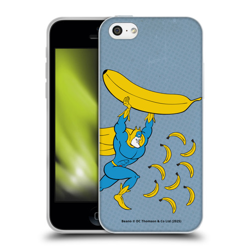 Beano Bananaman Graphics Banana Soft Gel Case for Apple iPhone 5c