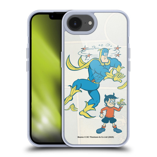 Beano Bananaman Graphics With Dennis Soft Gel Case for Apple iPhone 16e / Apple iPhone 17e & MagSafe