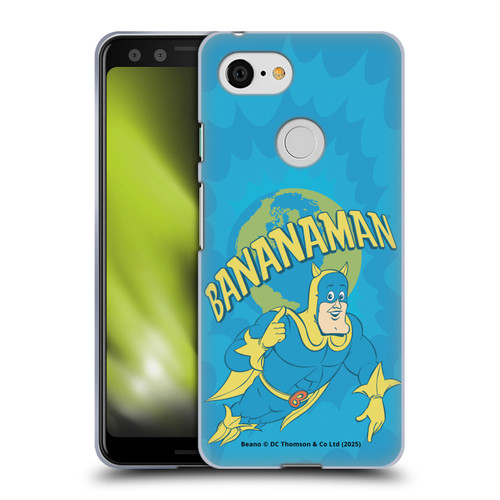 Beano Bananaman Graphics World Soft Gel Case for Google Pixel 3