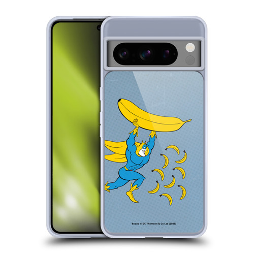 Beano Bananaman Graphics Banana Soft Gel Case for Google Pixel 8 Pro