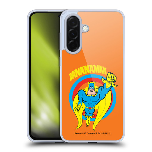 Beano Bananaman Graphics Fly Soft Gel Case for Samsung Galaxy A36 5G