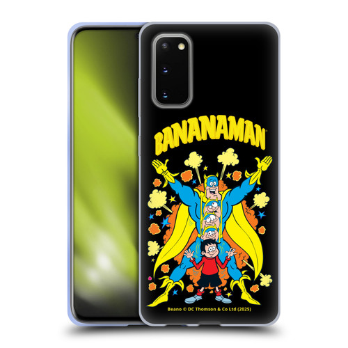 Beano Bananaman Graphics Characters Soft Gel Case for Samsung Galaxy S20 / S20 5G