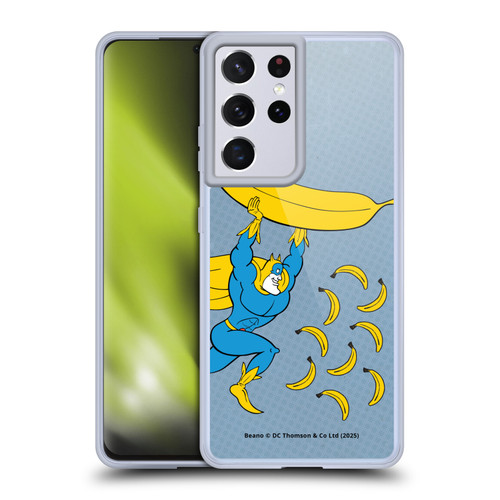 Beano Bananaman Graphics Banana Soft Gel Case for Samsung Galaxy S21 Ultra 5G & MagSafe