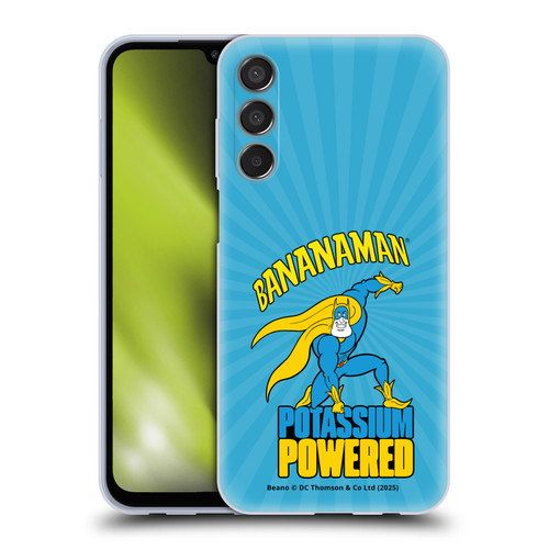 Beano Bananaman Graphics Potassium Powered Soft Gel Case for Samsung Galaxy M15/F15 5G