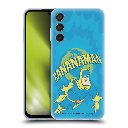 Beano Bananaman Graphics World Soft Gel Case for Samsung Galaxy M15/F15 5G