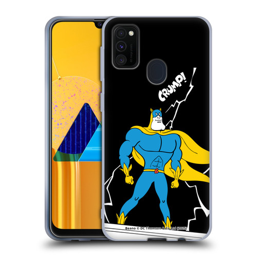 Beano Bananaman Graphics Lightning Soft Gel Case for Samsung Galaxy M30s (2019)/M21 (2020)