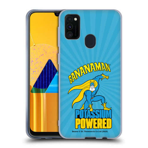 Beano Bananaman Graphics Potassium Powered Soft Gel Case for Samsung Galaxy M30s (2019)/M21 (2020)