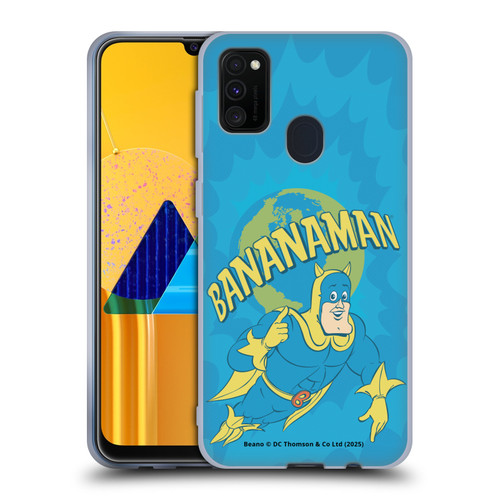 Beano Bananaman Graphics World Soft Gel Case for Samsung Galaxy M30s (2019)/M21 (2020)