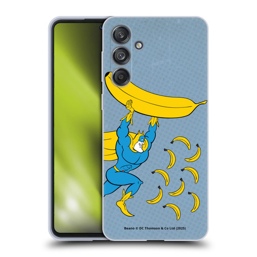 Beano Bananaman Graphics Banana Soft Gel Case for Samsung Galaxy M55 5G