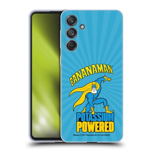 Beano Bananaman Graphics Potassium Powered Soft Gel Case for Samsung Galaxy M55 5G
