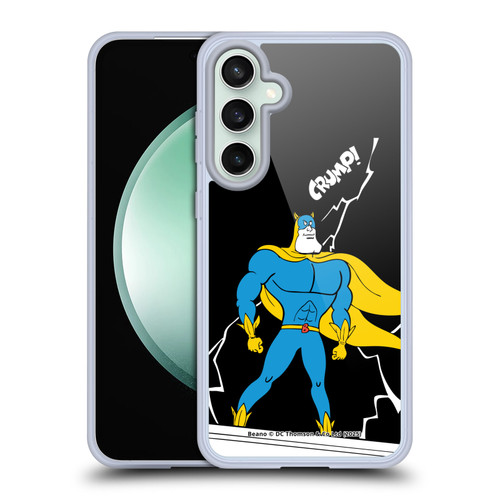 Beano Bananaman Graphics Lightning Soft Gel Case for Samsung Galaxy S23 FE 5G & MagSafe