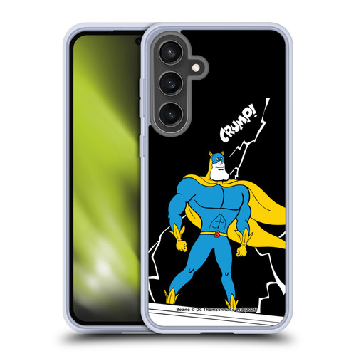 Beano Bananaman Graphics Lightning Soft Gel Case for Samsung Galaxy S24 FE & MagSafe