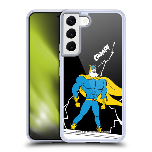 Beano Bananaman Graphics Lightning Soft Gel Case for Samsung Galaxy S22 5G & MagSafe