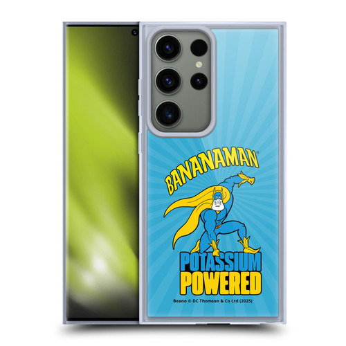 Beano Bananaman Graphics Potassium Powered Soft Gel Case for Samsung Galaxy S23 Ultra 5G & MagSafe