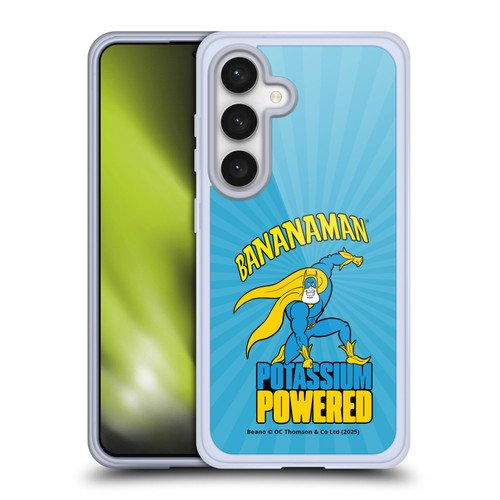 Beano Bananaman Graphics Potassium Powered Soft Gel Case for Samsung Galaxy S24 5G & MagSafe
