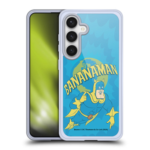 Beano Bananaman Graphics World Soft Gel Case for Samsung Galaxy S24 5G & MagSafe