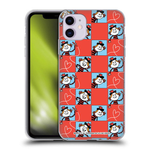 Beano Bananaman Patterns Minnie Heart Soft Gel Case for Apple iPhone 11