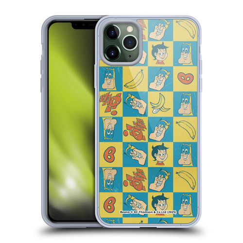 Beano Bananaman Patterns Classic Soft Gel Case for Apple iPhone 11 Pro Max & MagSafe