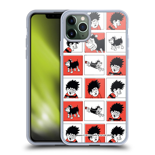 Beano Bananaman Patterns Dennis Soft Gel Case for Apple iPhone 11 Pro Max & MagSafe