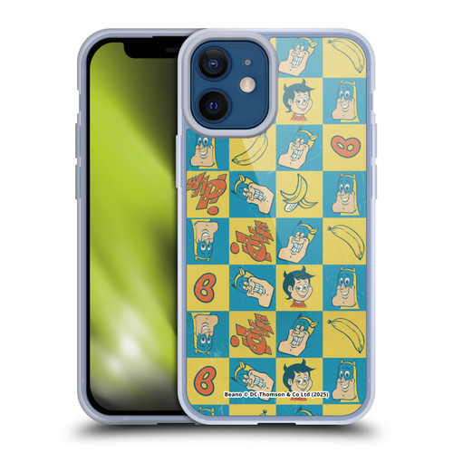Beano Bananaman Patterns Classic Soft Gel Case for Apple iPhone 12 Mini & MagSafe