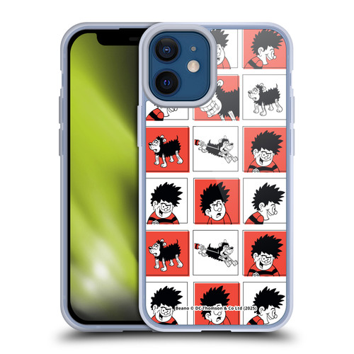 Beano Bananaman Patterns Dennis Soft Gel Case for Apple iPhone 12 Mini & MagSafe