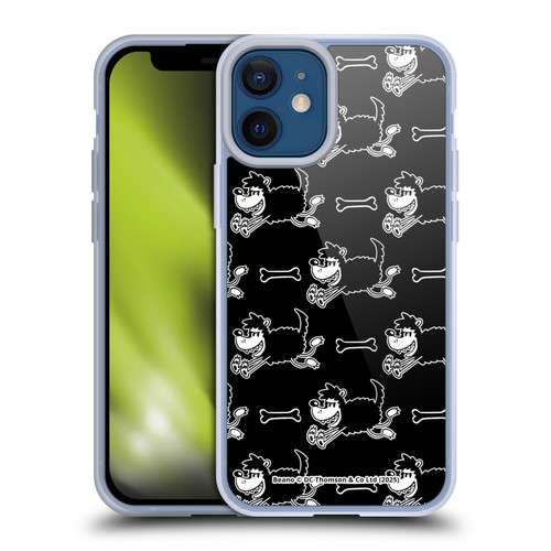 Beano Bananaman Patterns Gnasher Soft Gel Case for Apple iPhone 12 Mini & MagSafe