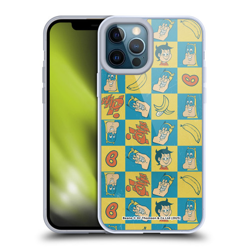 Beano Bananaman Patterns Classic Soft Gel Case for Apple iPhone 12 Pro Max & MagSafe
