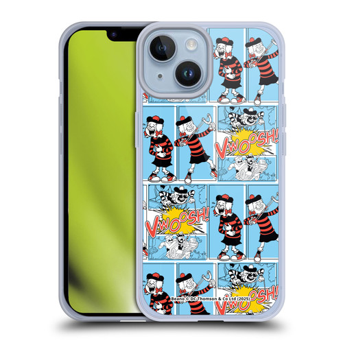 Beano Bananaman Patterns Minnie Soft Gel Case for Apple iPhone 14